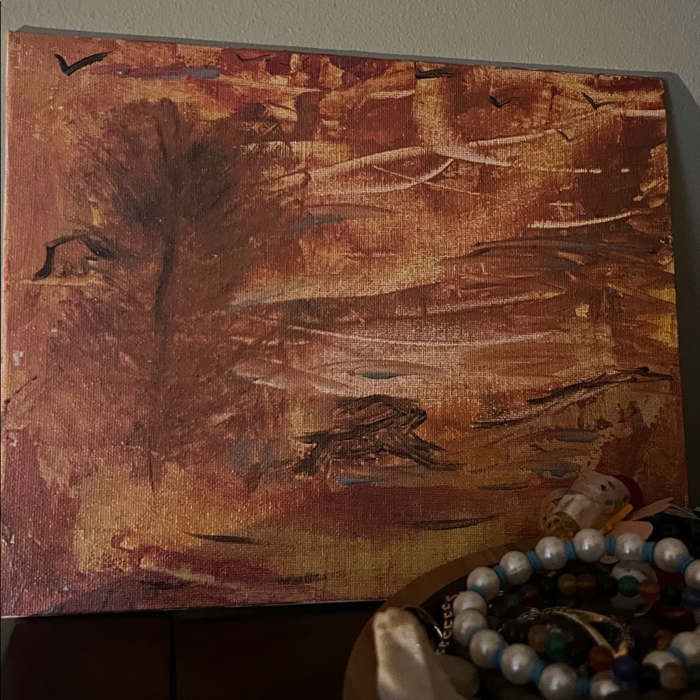 Abstract acrylic painting - part of Artism